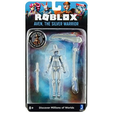 Aven the Silver Warrior Roblox Action Figure 4"