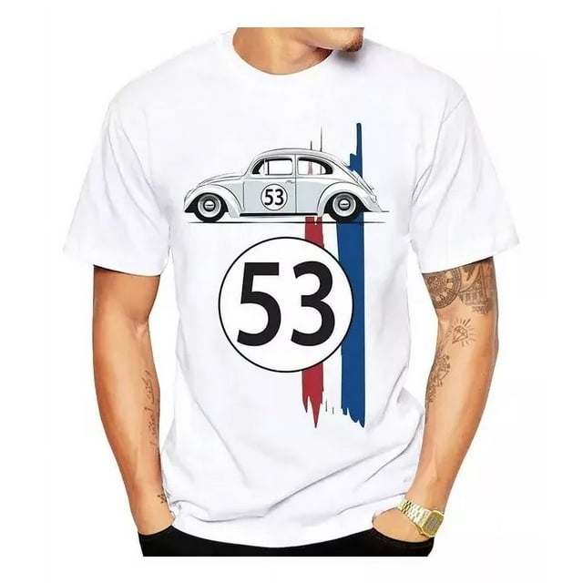 Playera Casual Hombre Camisa Vintage Vocho Vw Bocho Herbie