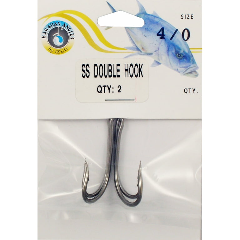 doubke fishing hooks stainless steel GRFIT Fishing Hooks Double Hook 3/0#-2/0#10pcs 1/0#15pcs 4#-6# 20pcs High Carbon Fishinghooks Fishing Tackle Fish Hooks (Color : Size 1-0) : Sports & Outdoors hook configuration increases hookup success and ensures a secure hold on hard Double Hook Strong