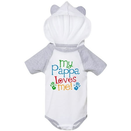 

Inktastic My Pappa Loves Me Outfit Gift Baby Boy or Baby Girl Bodysuit