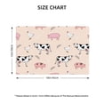 thumbnail image 2 of Placemats Set of 4, cow pig chicken cute Place mats for Dining Table Indoor/Outdoor, Cute Heat Resistant Washable Table Mats(18" x 12"), 2 of 8
