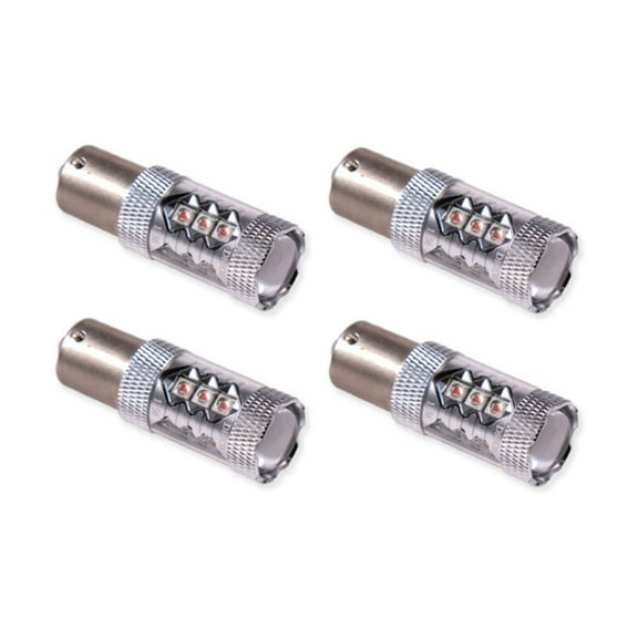 Diode Dynamics 1156 XP80 LED Bulb Red Four