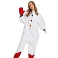 thumbnail image 3 of DuoJiaJ Adults Performance Santa Onsie Reindeer Snowman Full Cosplay Jumpsuit Holiday Party Apparel, 3 of 4