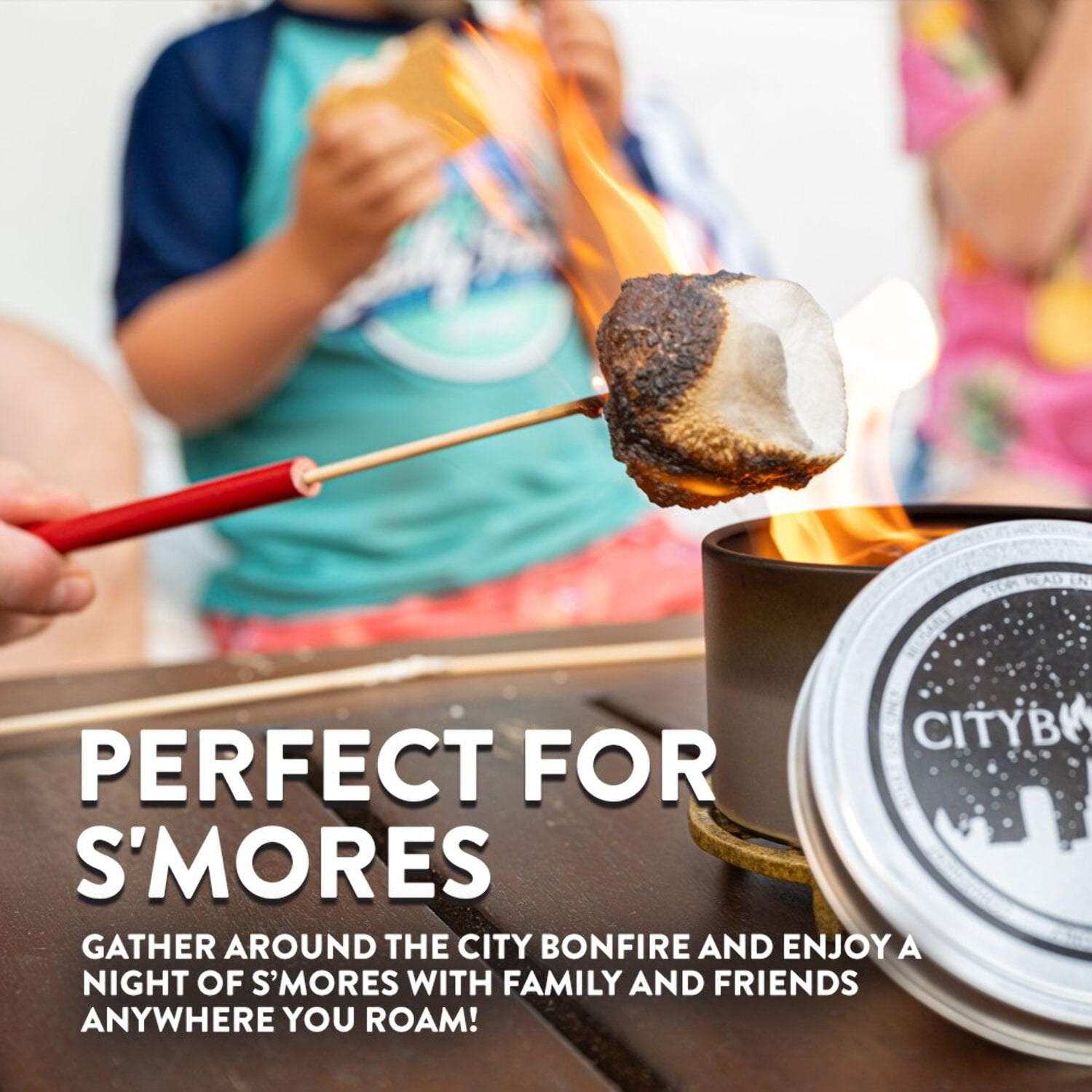 City Bonfires Portable Fire Pit 10 Pack 3‑5 Hour Burn Time Made in USA