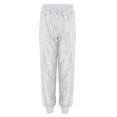 thumbnail image 5 of inhzoy Women's Glitter Sequins Hip Hop Dance Baggy Hippie Hippie Harem Pants Loose Trousers White XXL/3XL(4X, 5 of 8