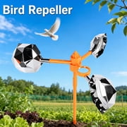 Birds Reflect Deterrent Visual Bird Scarer Outdoor Control Devices Repeller for Seagull Pigeon Harmless Wind Driven Solar Audio Yard Farm Decor