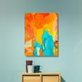 thumbnail image 2 of AVOI Canvas Wall Art Abstract Colorful Painting Artwork for Bedroom Living Room Office Home Decoration Modern Artwork Wall Decor Unframe: 24x20inch(60x50cm), 2 of 5