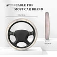 thumbnail image 3 of Salouo Glitter Light Pearl Print Elastic Car Steering Wheel Cover - 15'' Non-Slip Car Wheel Cover Protector - Universal Car Accessory for Diverse Cars, 3 of 6