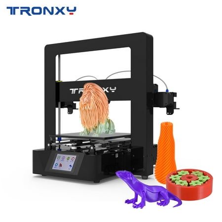 Tronxy Simple Assembly 3D Printer Kit with Touch Screen Building Size 220*220*210mm Resume Printing Support Single/Dual/Mixed Color Print Free Sample PLA