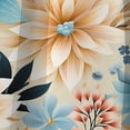 thumbnail image 3 of Designart "Serene Mandala In Boho Blue Florals" Floral Blackout Curtain Single Panel, 3 of 4
