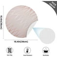 thumbnail image 3 of Marble with Imitation Rose Gold Round Placemat Set of 6, Non-Slip Heat Resistant & Waterproof Plate Pads for Dinner Table Table Placemats, 15.4 in Home Decor, 3 of 6