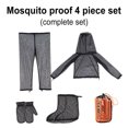 thumbnail image 4 of Eigraketly 1 Juego de traje de senderismo, sombreros a prueba de mosquitos, mallas repelentes permeables al aire con capucha, protección de la piel para Escalada S/M (Negro) Eigraketly OD020540-01, 4 of 6