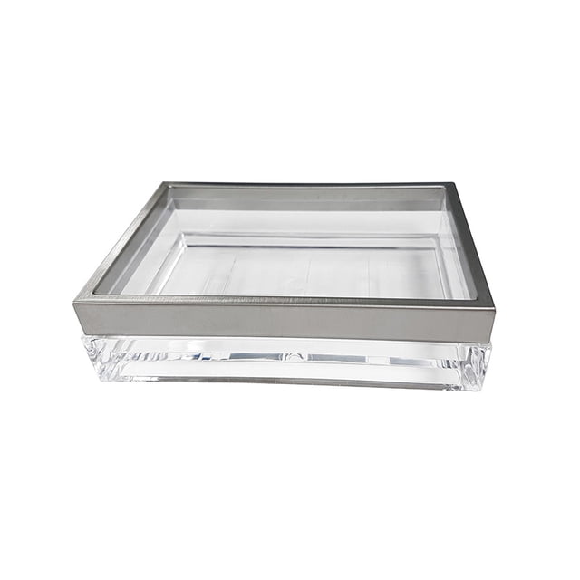 Jabonera Acero Inoxidable Pvc Blanco Namaro Design BA-423218