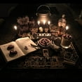 thumbnail image 4 of 5 Pcs Ceramic Chime Candle Holder Set Black Ritual Spell Candle Holders Great for Casting Chimes Rituals Spells Vigil Witchcraft Wiccan Supplies & More, 4 of 5
