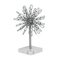 thumbnail image 5 of DecMode Round Silver Metal Chain Star On Acrylic Base, 8" X 12", 5 of 6
