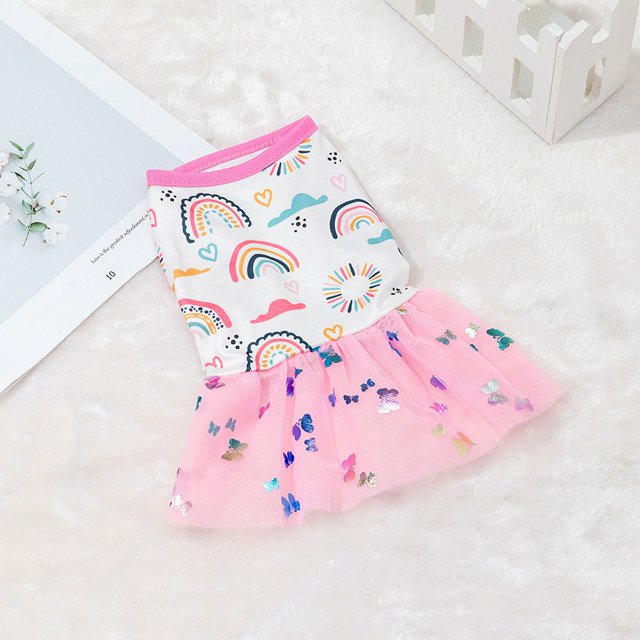 Ropa para mascotas Falda para mascotas Ropa para perros Falda para perros Linda falda de princesa para mascotas Construcción duradera Fácil de usar