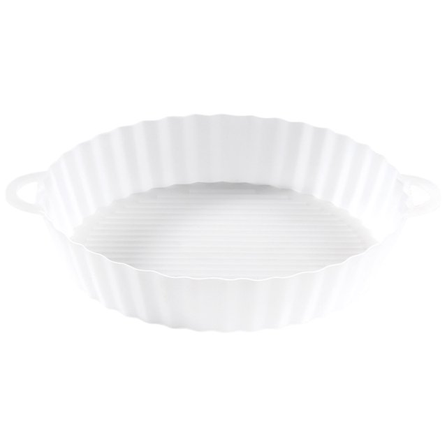Olla de silicona para freidora de aire Bandeja para hornear de silicona Bandeja para freidora de aire