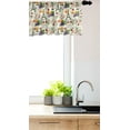 thumbnail image 3 of Ambesonne European Window Valance, French Themed Paris Must Have Macarons Wines Grapes Bikes Berries Eiffel Art Print, Curtain Valance for Kitchen Bedroom Decor with Rod Pocket, 54" X 18", Multicolor, 3 of 3