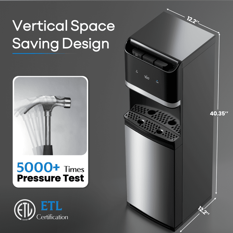 ウォーターサーバー UrbanSync Bottom Loading Water Cooler Dispenser for 5 Gallon