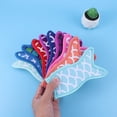 thumbnail image 4 of 10 Pcs Queue de Sirène Réutilisable Porte-Popsicle Sacs Isolation Congélation Manchons à Glace avec Bords Cousus pour Enfants (Couleur Mixte), 4 of 8