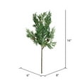 thumbnail image 2 of Vickerman 16" Green Stovall Cedar Pine Artificial Christmas Spray. Includes 4 sprays per pack., 2 of 3
