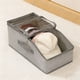thumbnail image 5 of Caja de Almacenamiento de Sombreros Apilable Multifuncional con Gran Capacidad, Diseño Plegable y Tapa Transparente para Gorras de Béisbol, Fedoras y Organización de Armarios del Hogar, 5 of 9