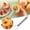 Silver, variant on Professional Fruit Core Remover Tool - Stainless Steel Peach Pitter and Apple Corer - Multi-Functional Kitchen Gadget for Removing Pits from Peaches, Plums, Cherries and Coring Fruits