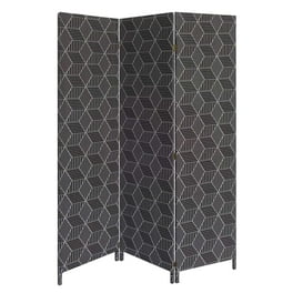 3 Panel Black Soft Fabric Finish Room Divider 3 Panel Black Soft Fabric Finish Room Divider