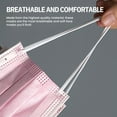 thumbnail image 2 of MagiCare Protective Face Masks - Breathable 3 Layers of Protection Pink Face Mask for Adults - 100 ct, 2 of 2