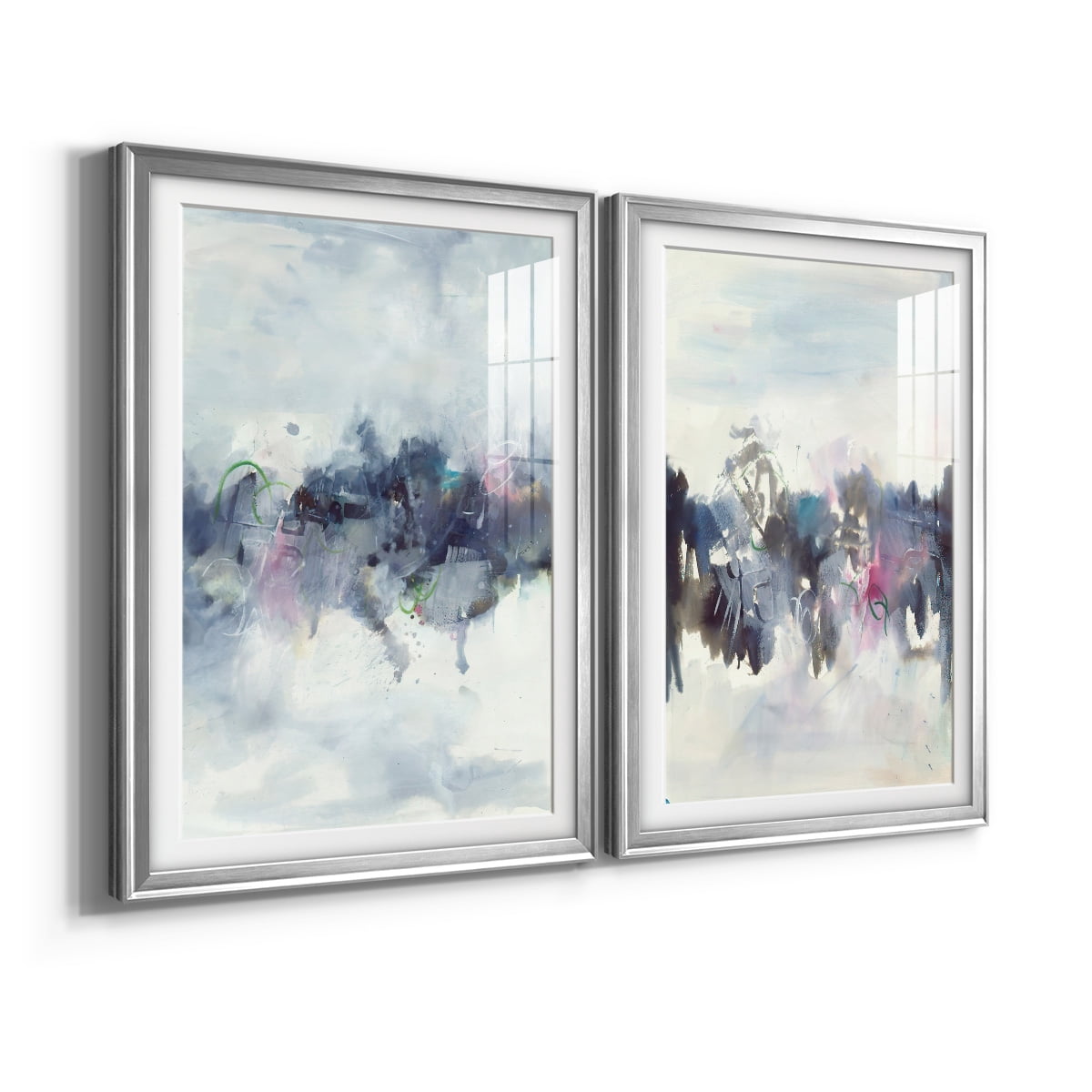 Wexford Home Birds I Premium Framed Print, 26.5" x 36.5" - Ready to Hang, Silver (Set of 2)