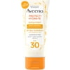 2 Pack - Aveeno Protect + Hydrate Moisturizing Body Sunscreen Lotion with Broad Spectrum SPF 30 & Prebiotic Oat, Weightless, 3 fl. oz 1 ea