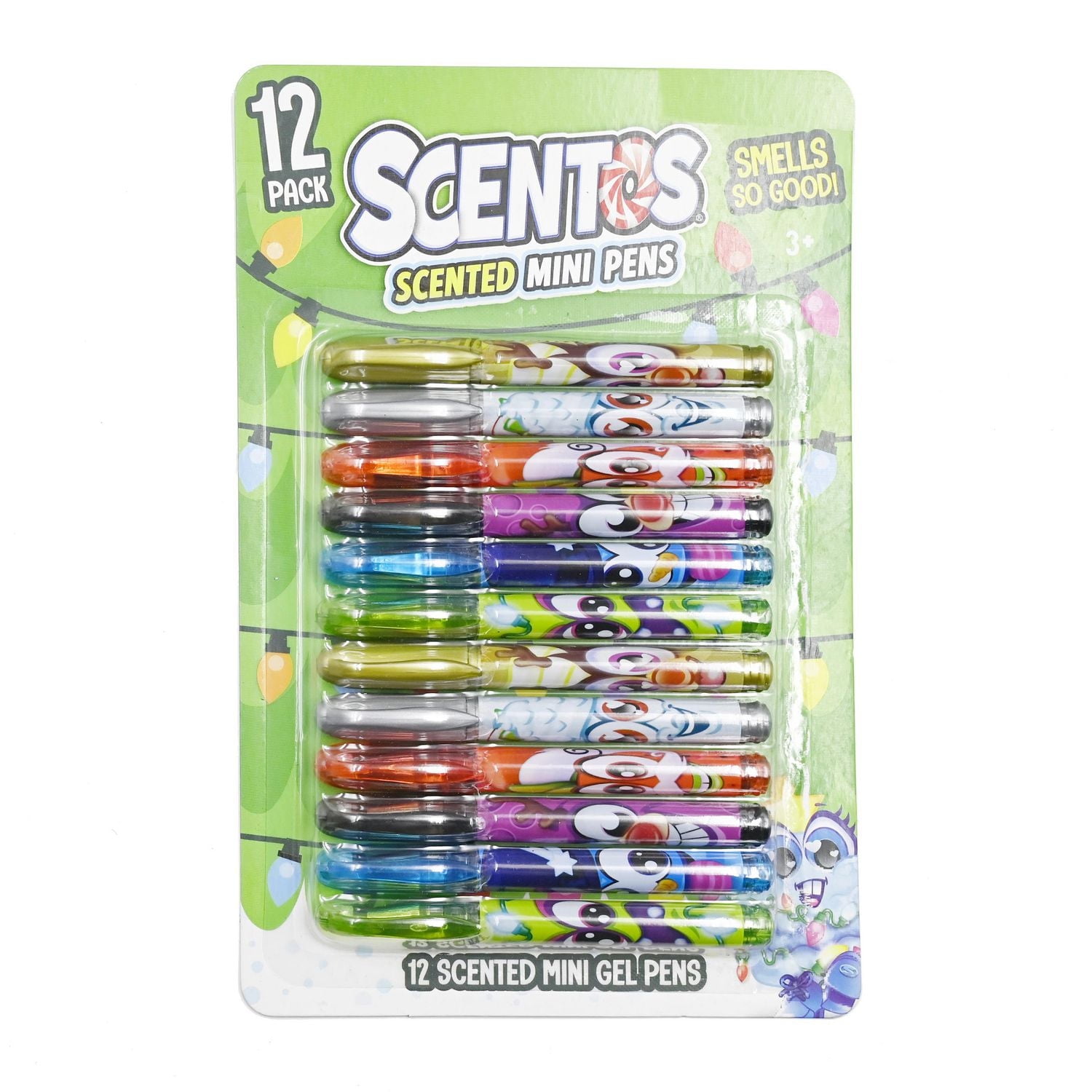 Scentos - Christmas Scented Stationary Set - 12CT Gel Pen