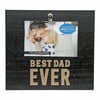 Way to Celebrate Father’s Day 11" x 9" Display Picture Frame with Clip for 4” x 6” Photo