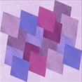 thumbnail image 1 of Ahgly Company Indoor Square Patterned Mauve Purple Area Rugs, 7' Square, 1 of 1