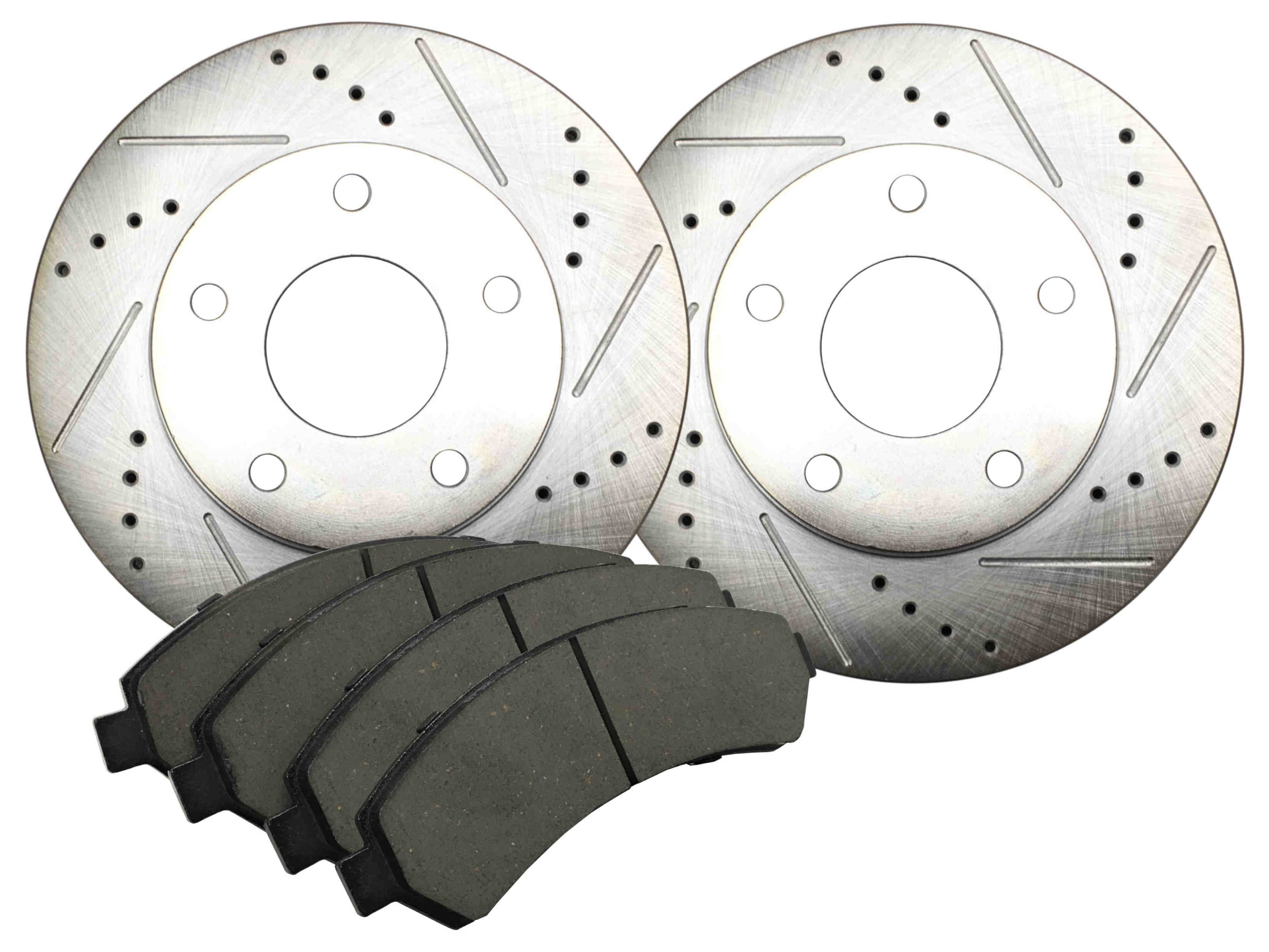 NZDNS18 Front Disc Brake Pad and Rotor Kit