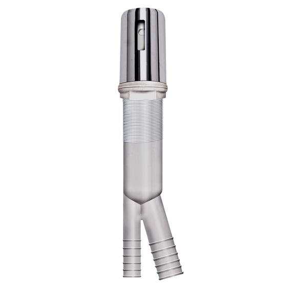 Keeney 85570K Dishwasher Air Gap with Cover in Polished Chrome