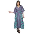 thumbnail image 3 of Moomaya Ladies Kaftan Holiday Loungewear Maxi Dress African Dresses For Women, 3 of 6