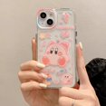 thumbnail image 1 of Fundas de teléfono transparentes con dibujos de Kirbies Sanrio Kuromi para iPhone 14 13 12 11 Pro Max XR XS MAX 8X7 SE funda trasera suave Y2k Girl xuanjing  unisex, 1 of 2