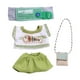 thumbnail image 1 of Suéter con pantalones para muñecas, ropa en miniatura para niñas pequeñas, accesorio para hacer tú mismo, conjuntos casuales educativos con bolsa para, 1 of 7