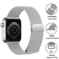 thumbnail image 6 of SOLOLUP (1Pack/2Pack) Milanese Loop Band for Apple Watch Bands 44mm 45mm 41mm  40mm 38mm 42mm 49mm  Adjustable Stainless Steel Mesh Band Strap Magnetic Closure for iWatch Series 8 7 SE 6 5 4 3 2 1, 6 of 10