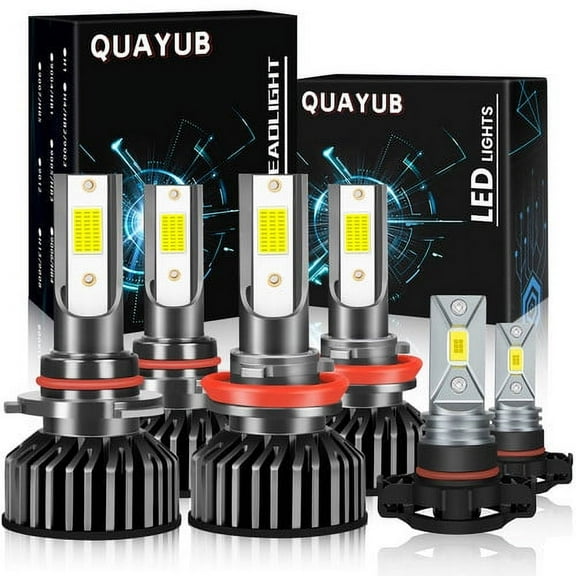 For Chevrolet Colorado 2015-2019 6x 6000K LED faros Hi-Lo   luz antiniebla