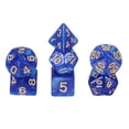 thumbnail image 1 of Polyhedral DND Dice Set, 7 Pcs DND Acrylic Dice for RPG Role Playing Table Games Tabletop Gaming Accessories, Pearlescent Blue, 1 of 6
