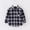Black, variant on TUOBARR Toddler Shirt Jacket Plaid Long Sleeve Lapel Button Jacket Kids Boys Girls Shirts Coats Fall Tops Black(12Months-10Years)
