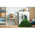 thumbnail image 2 of Ahgly Company Machine Washable Indoor Rectangle Transitional Deep Emerald Green Area Rugs, 6' x 9', 2 of 7