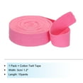 thumbnail image 2 of Uxcell Cotton Twill Tape Cotton Ribbon Bias Binding Tape Herringbone Webbing Trim for Sewing Binding Gift Pink 1.2", 2 of 6