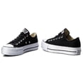 thumbnail image 3 of Tenis Plataforma Converse Para Mujer Negro 25 cm CONVERSE Chuck Taylor Plataforma Lona, 3 of 4