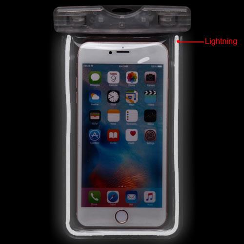 Waterproof Sports Swimming Lightning Case Bag Pouch (with Lanyard) for Meizu Pro 7, Pro 7 Plus, M3X, PRO 6 Plus, Pro 6, PRO 5, M3 Max (T-Clear) + MND Mini Stylus - image 3 of 5