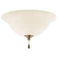 thumbnail image 2 of White Linen L.E.D. Light Fixture-Finish:Gilded Bronze, 2 of 2