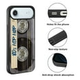 thumbnail image 2 of WIRESTER Shockproof Soft Rubber Cover Case for Apple iPhone 17 Air 6.6" 2025, Retro Clear Cassette Tape Hip Hop, 2 of 5