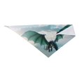 thumbnail image 2 of Honeii Cloud Sky Green Dragon print Pet Bandana，a stylish triangle accessory perfect for small to large dogs, puppies, and even cats, 2 of 5